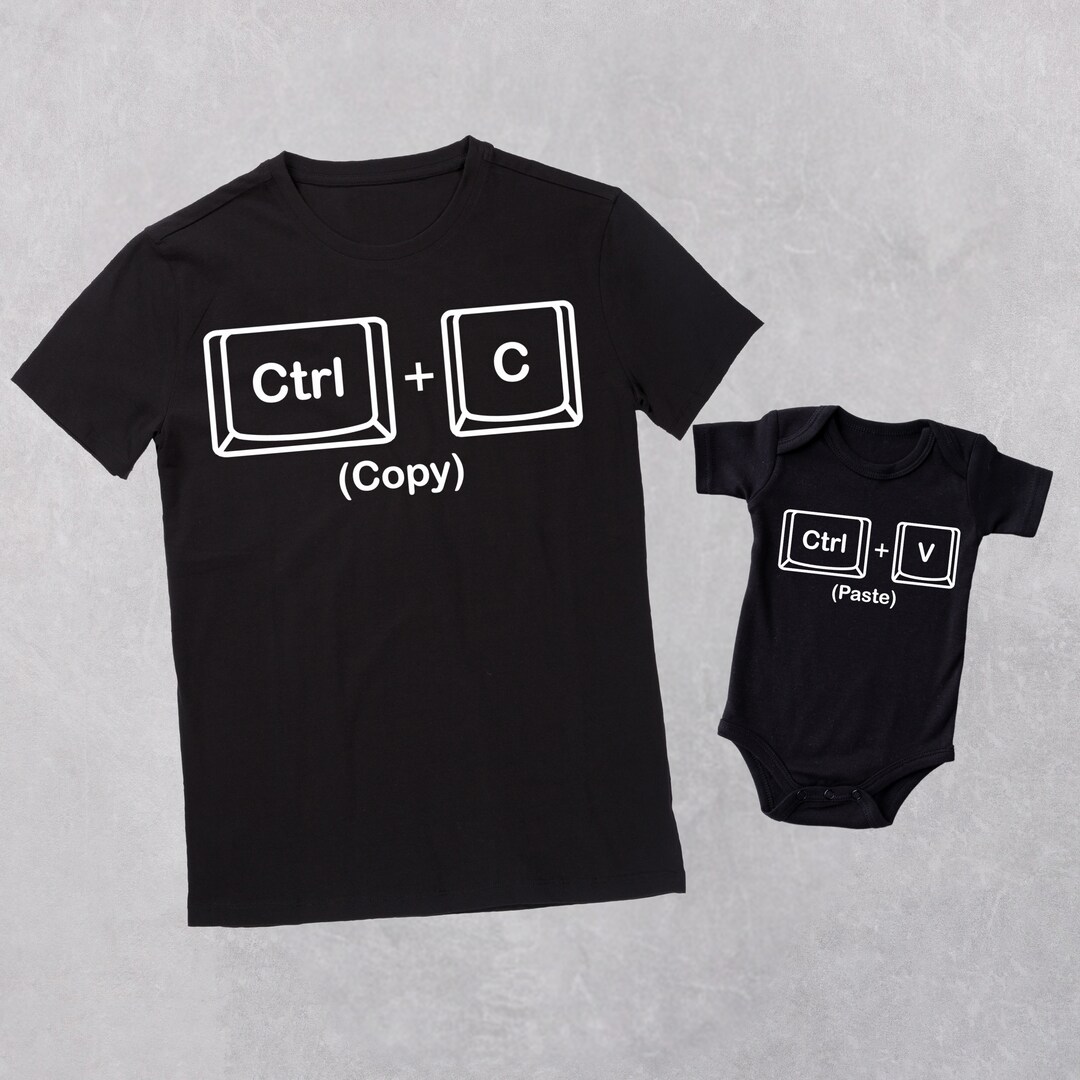 Paste Ctrl + V Father's Day Mother's Day Gifts T-Shirt Paste Ctrl + V Father's Day Mother's Day Gifts T-Shirt
